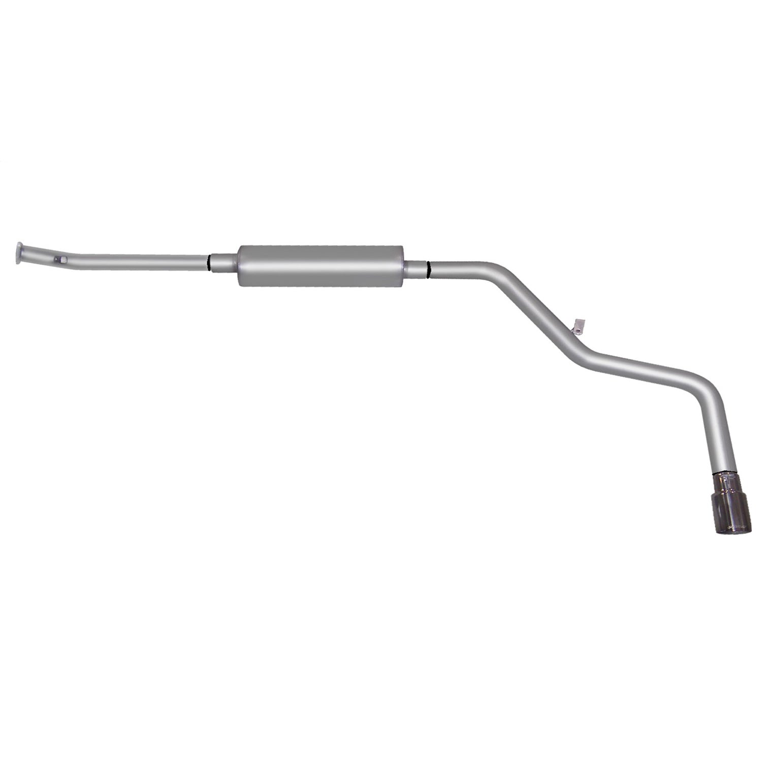 2.25in Stainless Cat-Back Single Exhaust w/3in Tip <br> 1999-2001 Nissan Frontier 3.3L