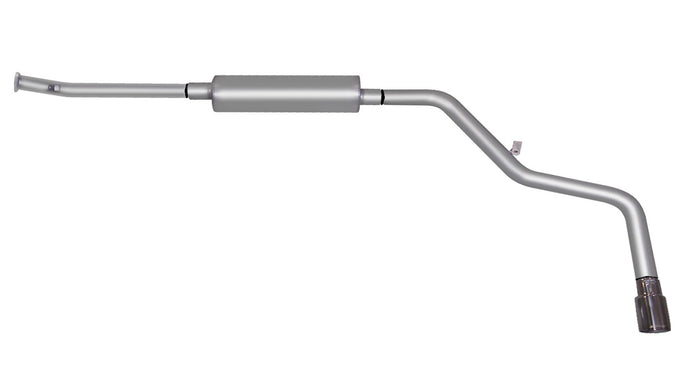 2.25in Stainless Cat-Back Single Exhaust w/3in Tip <br> 1999-2001 Nissan Frontier 3.3L