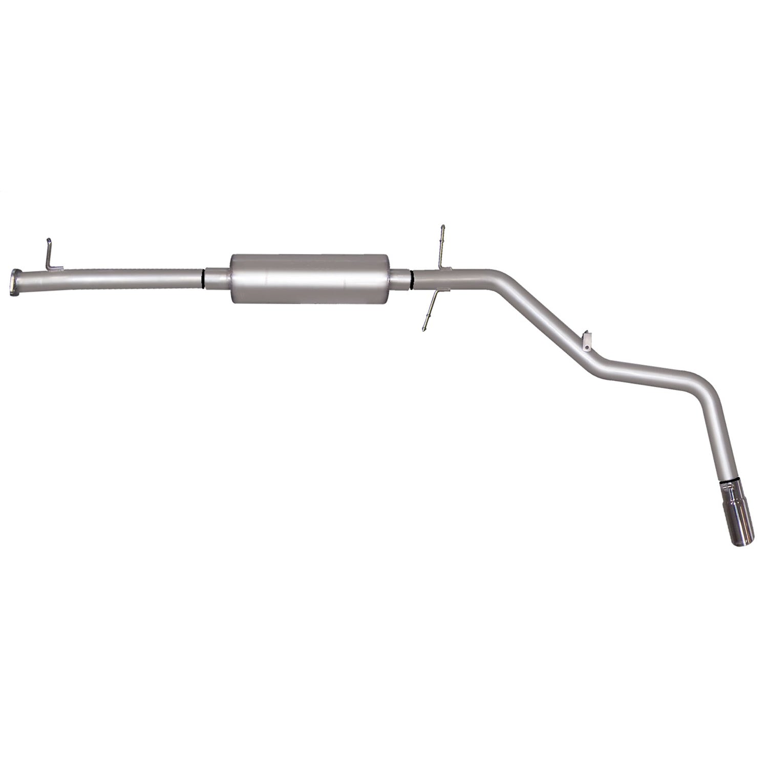 2.25in Stainless Cat-Back Single Exhaust w/3in Tip <br> 2001 Nissan Frontier 3.3L
