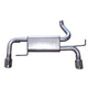 Cat-Back Dual Split Exhaust System, Stainless <br> 2006-2007 Nissan Murano 3.5L