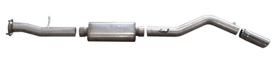 3.5in Stainless Cat-Back Single Exhaust w/4in Tip <br> 2007-2009 Hummer H2 6.0L,6.2L