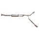 2.25in Cat-Back Dual Extreme Exhaust w/4in Tip <br> 2007-2008 Hummer H2 6.0L,6.2L
