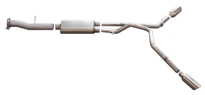 2.25in Cat-Back Dual Extreme Exhaust w/4in Tip <br> 2007-2008 Hummer H2 6.0L,6.2L