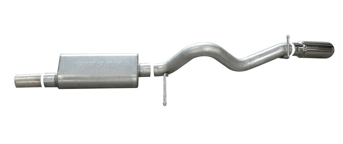 3in Stainless Cat-Back Single Exhaust w/4in Tip <br> 2008-2010 Hummer H3 5.3L