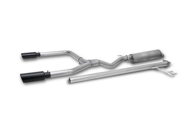 2.5in Cat-Back Dual Split Exhaust w/4in Tip <br> 2017-2020 Honda Ridgeline 3.5L