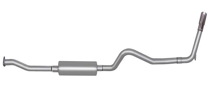 2.5in Stainless Cat-Back Single Exhaust w/3in Tip <br> 98-00, 2003 Chevy S10, GMC Sonoma 2.2L
