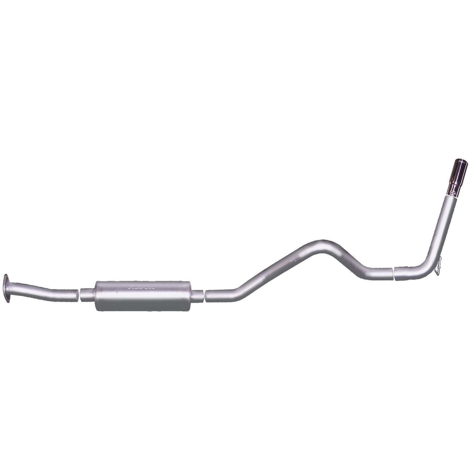 2.5in Stainless Cat-Back Single Exhaust w/3in Tip <br> 00-03 Chevy S10, GMC Sonoma 4.3L
