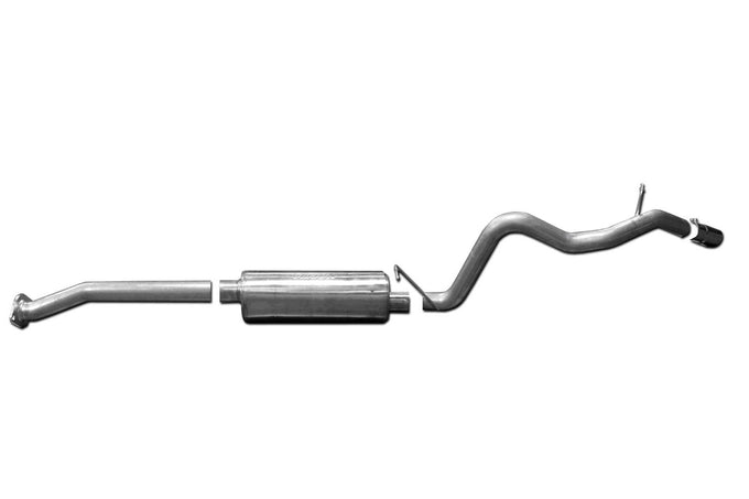 2.5in Stainless Cat-Back Single Exhaust w/3in Tip <br> 00-03 Chevy S10, GMC Sonoma 4.3L