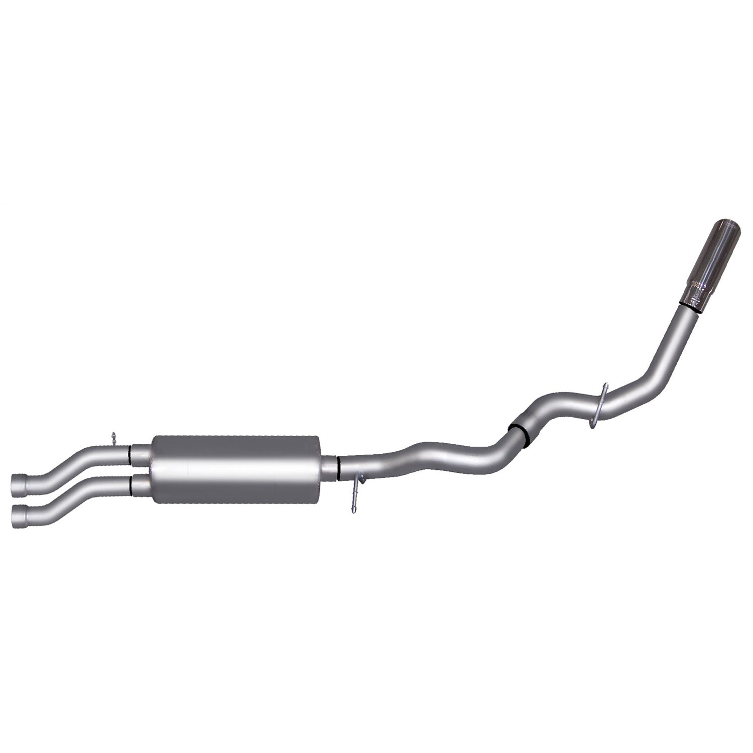 3in Stainless Cat-Back Single Exhaust w/3.5in Tip <br> 01-06 Chevy Silverado GMC Sierra 1500 HD 6.0L