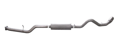 3.5in Stainless Cat-Back Single Exhaust w/4in Tip <br> 07-09 Chevy Silverado GMC Sierra 2500 3500 HD 6.0L