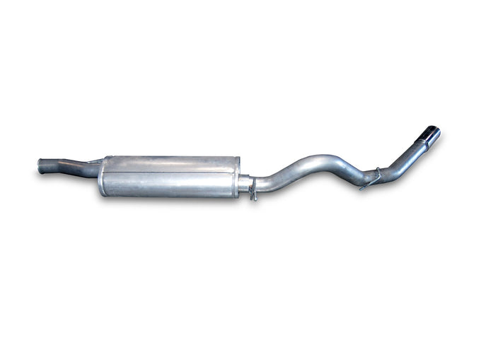 3.5in Stainless Cat-Back Single Exhaust w/4in Tip <br> 07-10 Chevy Silverado GMC Sierra 2500 HD 6.0L