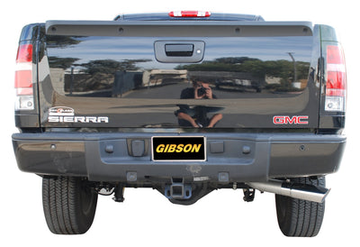 3.5in Stainless Cat-Back Single Exhaust w/4in Tip <br> 2007-2011 GMC Sierra 1500 6.2L