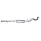 3.5in Stainless Cat-Back Single Exhaust w/4in Tip <br> 2007-2011 GMC Sierra 1500 6.2L