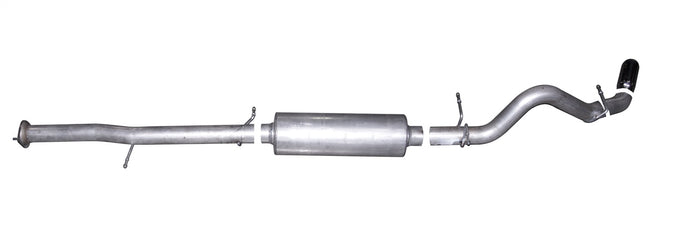 3.5in Stainless Cat-Back Single Exhaust w/4in Tip <br> 2007-2011 GMC Sierra 1500 6.2L