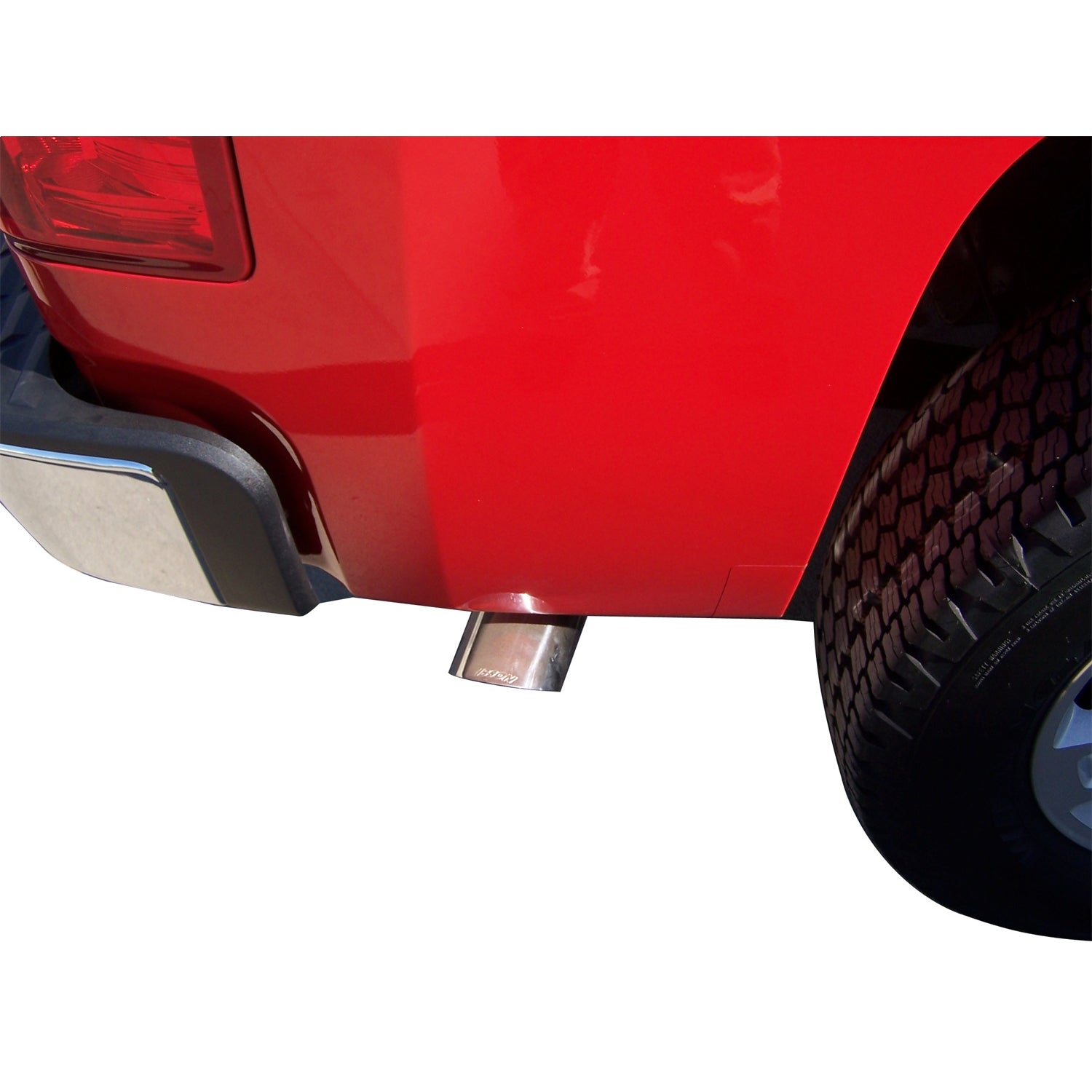 3in Stainless Cat-Back Single Exhaust w/4in Tip <br> 10-18 Chevy Silverado 1500 GMC Sierra 1500 4.8L,5.3L