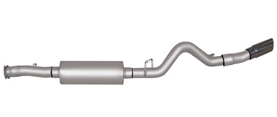 3.5in Stainless Cat-Back Single Exhaust w/4in Tip <br> 07-10 GMC Yukon XL 1500, Cadillac Escalade ESV EXT