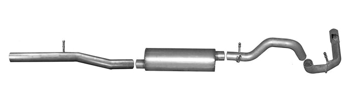 3.5in Stainless Cat-Back Single Exhaust w/4in Tip <br> 14-18 Chevy Silverado 1500 GMC Sierra 1500 5.3L