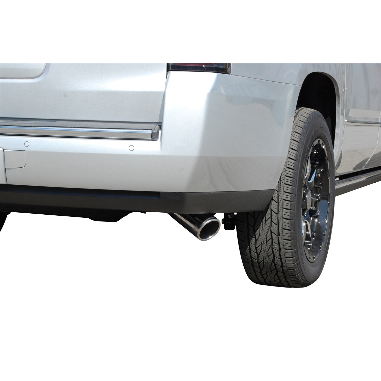 3.5in Stainless Cat-Back Single Exhaust w/4in Tip <br> 15-20 Cadillac Escalade, GMC Yukon 6.2L