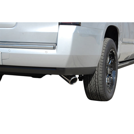 3.5in Stainless Cat-Back Single Exhaust w/4in Tip <br> 15-20 Cadillac Escalade, GMC Yukon 6.2L