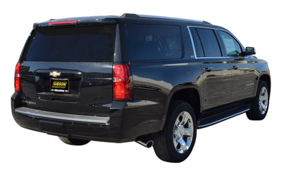 2.25in Stainless Cat-Back Single Exhaust w/4in Tip <br> 15-20 Chevy Suburban, GMC Yukon XL 5.3L