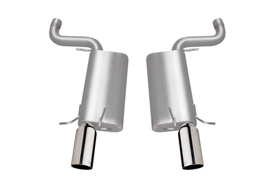 2.5in Axle-Back Dual Exhaust System, Stainless <br> 2006-2008 Cadillac STS 4.4L