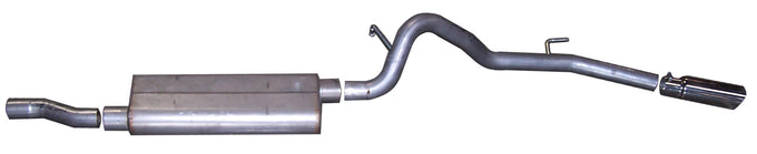 2.5in Stainless Cat-Back Single Exhaust System <br> 07-09 Dodge Nitro R/T 4.0L