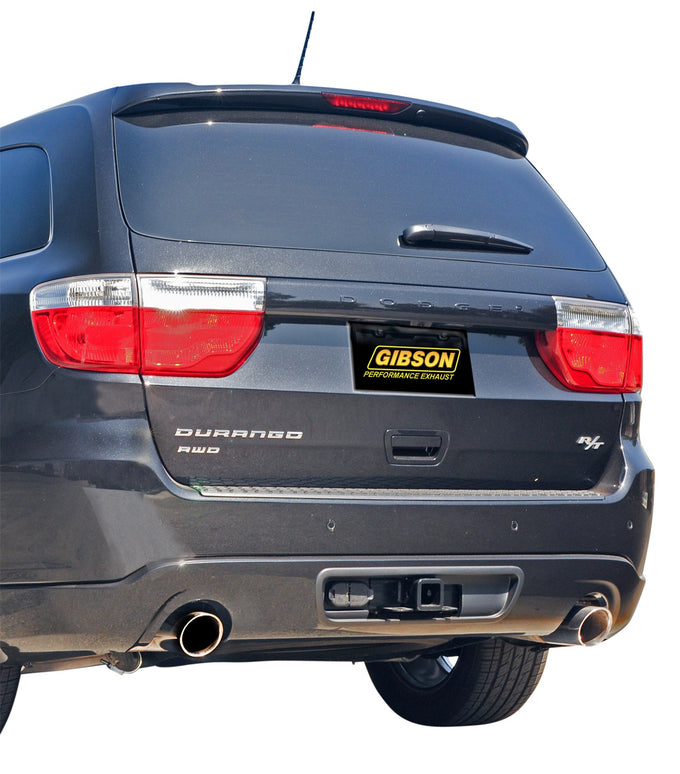 2.25in Axle-Back Dual Exhaust System, Stainless <br> 11-26 Dodge Durango, 21-23 GMC Yukon 5.7L,3.6L,3.0L