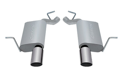 2.25in Axle-Back Dual Exhaust System, Stainless <br> 11-26 Dodge Durango, 21-23 GMC Yukon 5.7L,3.6L,3.0L