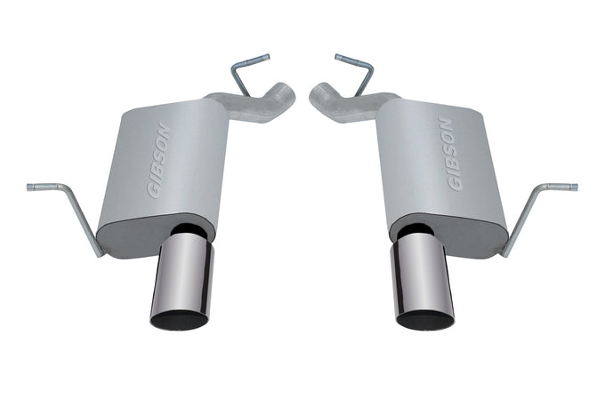 2.25in Axle-Back Dual Exhaust System, Stainless <br> 11-26 Dodge Durango, 21-23 GMC Yukon 5.7L,3.6L,3.0L