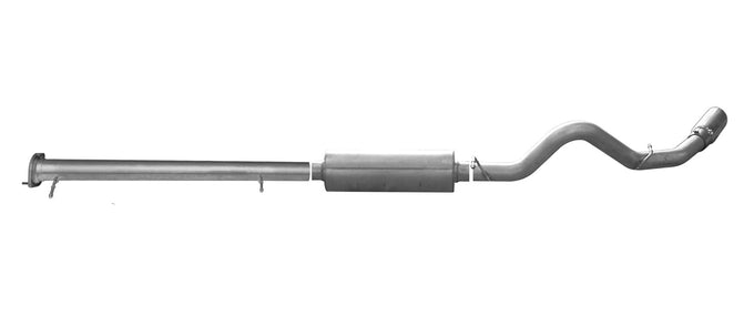 3.5in Stainless Cat-Back Single Exhaust w/4in Tip <br> 11-19 Chevy Silverado GMC Sierra 2500 3500 HD 6.0L