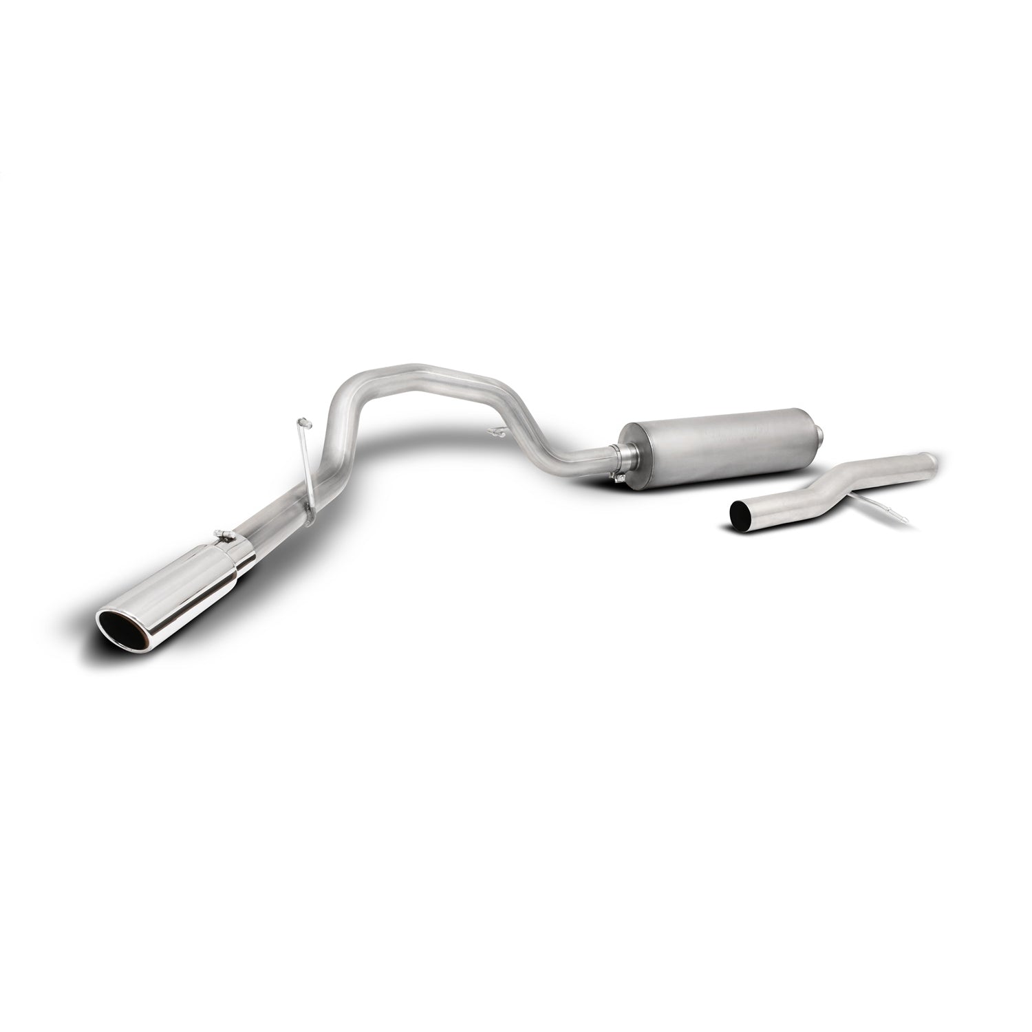 Cat-Back Single Exhaust System, Stainless <br> 21-26 GMC Sierra Chevy Silverado 2500 3500 HD 6.6L