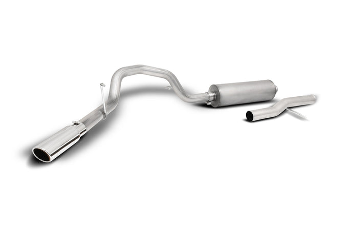 Cat-Back Single Exhaust System, Stainless <br> 21-26 GMC Sierra Chevy Silverado 2500 3500 HD 6.6L