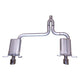 2.5in Stainless Cat-Back Dual Split Exhaust System <br> 07-08 Chrysler Pacifica Touring 4.0L