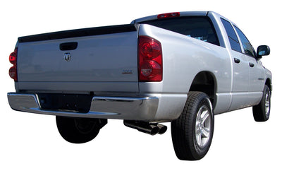 3in Stainless Cat-Back Single Exhaust w/4in Tip <br> 09-10 Dodge Ram 1500, 11-18 Ram 1500 4.7L,5.7L