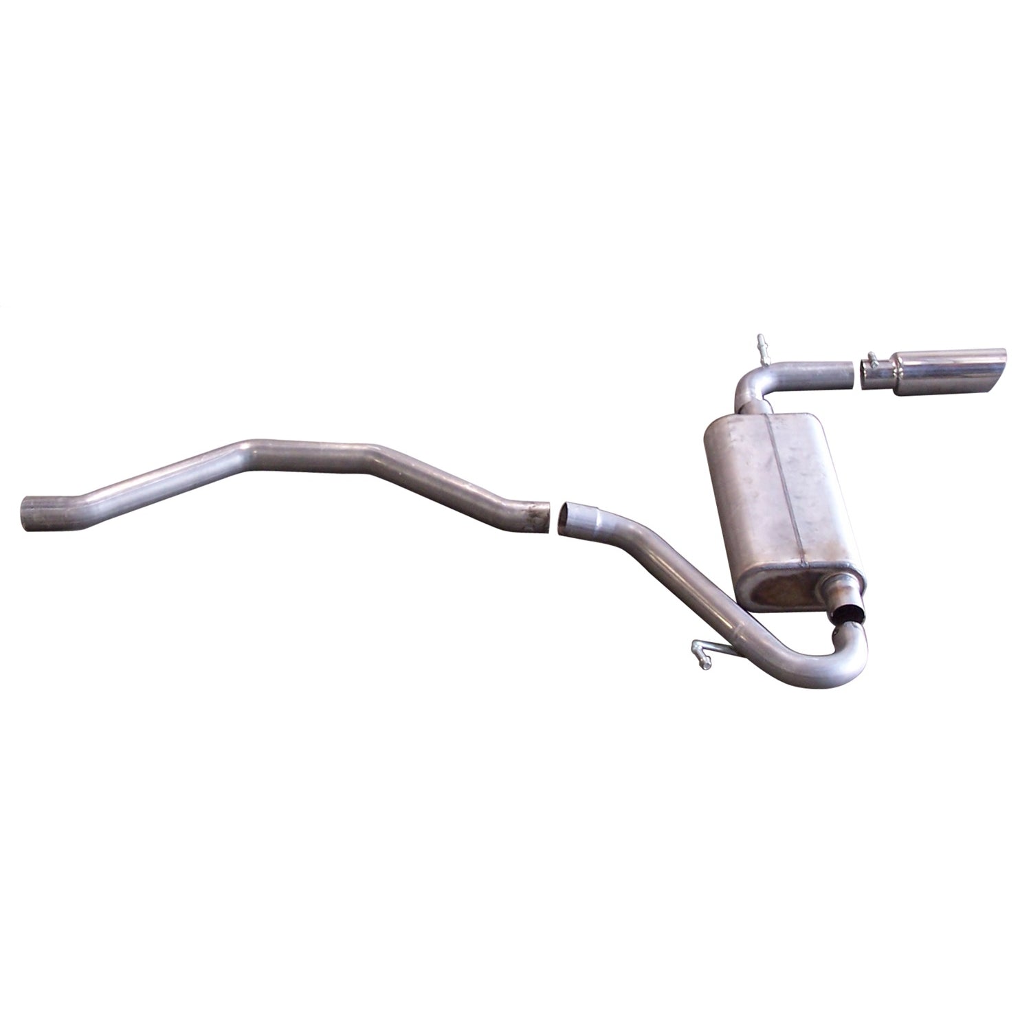 2.25in Cat-Back Single Exhaust w/3.5in Tip <br> 07-10 Jeep Compass, Dodge Caliber 2.0L,2.4L