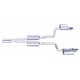2.5in Stainless Cat-Back Dual Exhaust w/4in Tip <br> 05-10 Chrysler 300, 06-10 Dodge Charger Magnum 6.1L