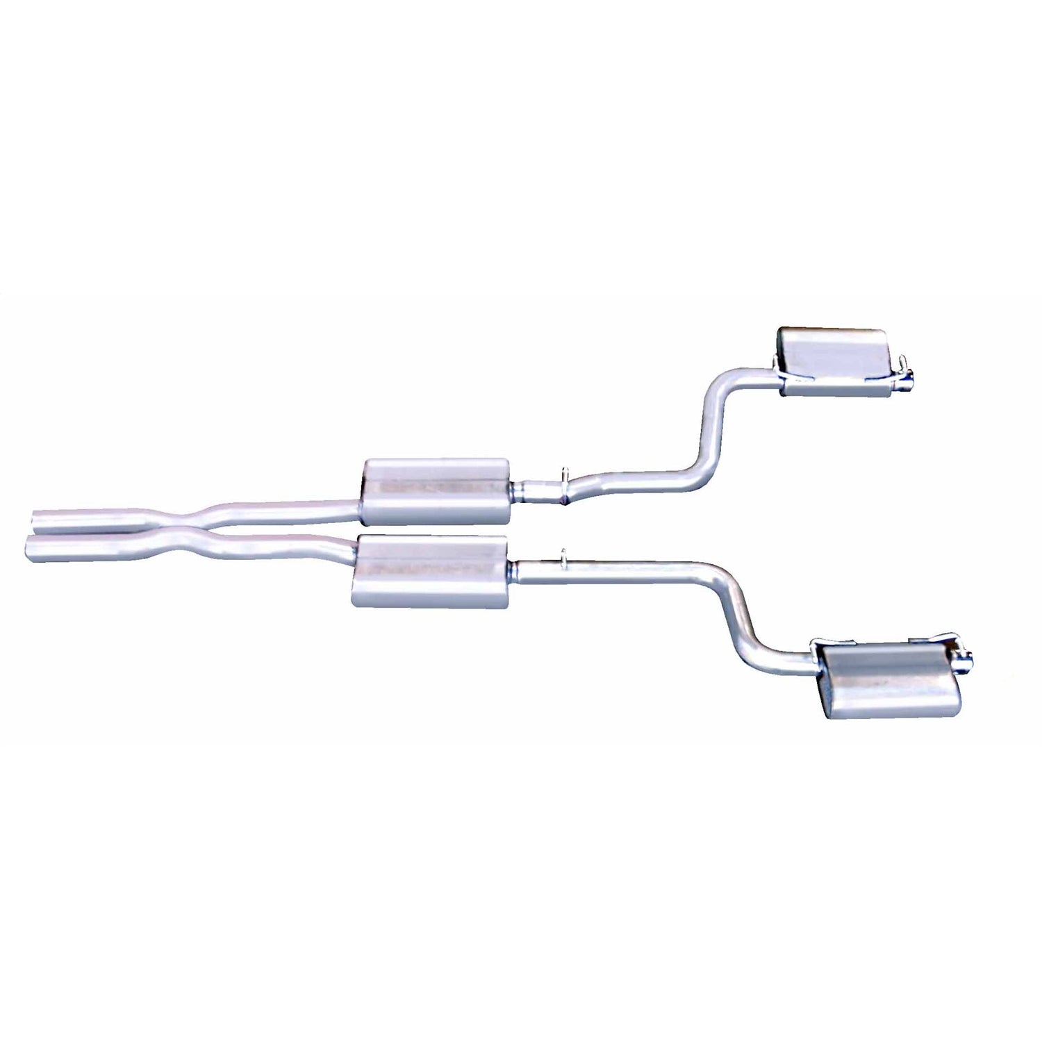 2.5in Stainless Cat-Back Dual Exhaust System <br> 2009-2014 Dodge Challenger 5.7L