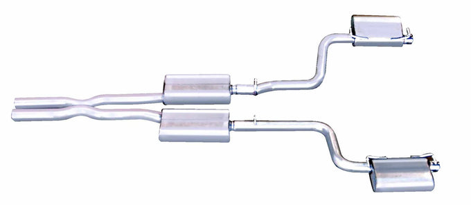 2.5in Stainless Cat-Back Dual Exhaust System <br> 2009-2014 Dodge Challenger 5.7L