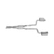 2.5in Stainless Cat-Back Dual Exhaust System <br> 2011-2015 Dodge Challenger 3.6L