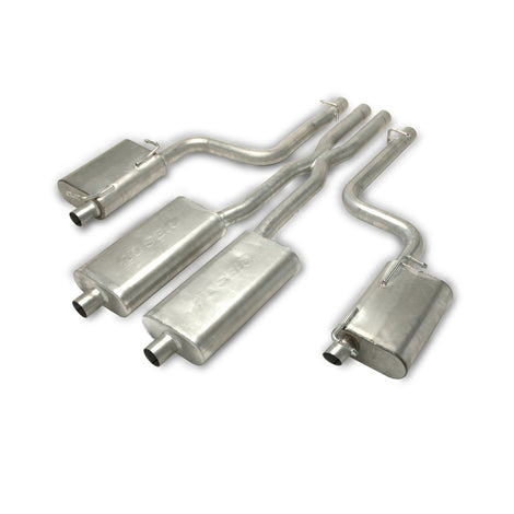 2.5in Stainless Cat-Back Dual Exhaust System <br> 2011-2014 Dodge Charger 5.7L