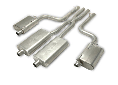 2.5in Stainless Cat-Back Dual Exhaust System <br> 2011-2014 Dodge Charger 5.7L