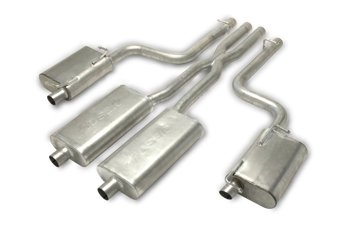 2.5in Stainless Cat-Back Dual Exhaust System <br> 2011-2014 Dodge Charger 5.7L
