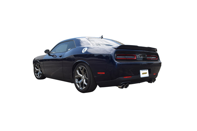 2.5in Stainless Cat-Back Dual Exhaust w/4in Tip <br> 2015-2023 Dodge Challenger 5.7L,6.4L