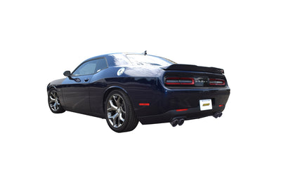 2.5in Black Ceramic Cat-Back Dual Exhaust w/4in Tip <br> 2015-2021 Dodge Challenger 5.7L,6.4L