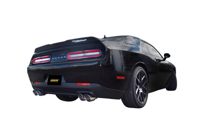 3in Stainless Cat-Back Dual Exhaust w/4in Tip <br> 2015-2023 Dodge Challenger 5.7L,6.4L,6.2L