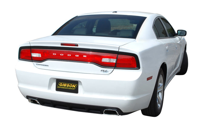 2.25in Stainless Cat-Back Dual Exhaust w/4in Tip <br> 14-23 Dodge Charger, 15-16 Chrysler 300 5.7L