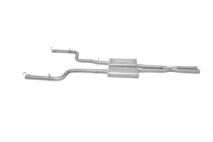 2.25in Stainless Cat-Back Dual Exhaust w/4in Tip <br> 14-23 Dodge Charger, 15-16 Chrysler 300 5.7L
