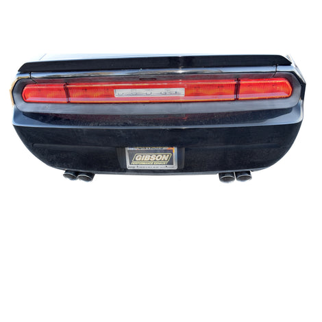 2.5in Stainless Cat-Back Dual Exhaust w/4in Tip <br> 2009-2015 Dodge Challenger 5.7L