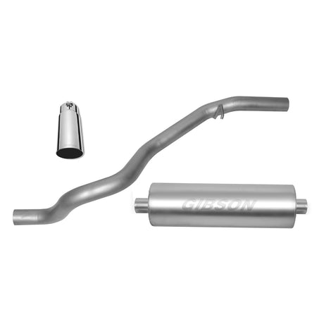 2.5in Stainless Cat-Back Single Exhaust w/3in Tip <br> 1996-1997 Jeep Grand Cherokee 4.0L,5.2L