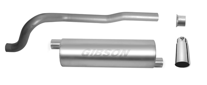 2.5in Stainless Cat-Back Single Exhaust w/3in Tip <br> 2000-2001 Jeep Cherokee 4.0L